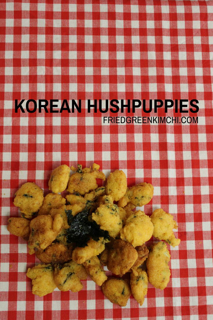 Fried Green Kimchi - Korean Hushpuppies